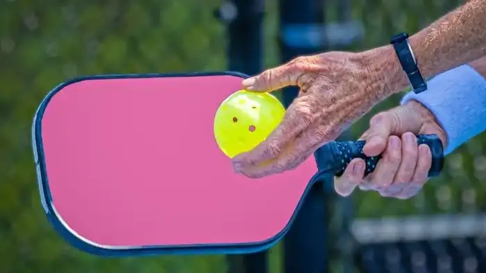 How to Hold a Pickleball Paddle at the net?