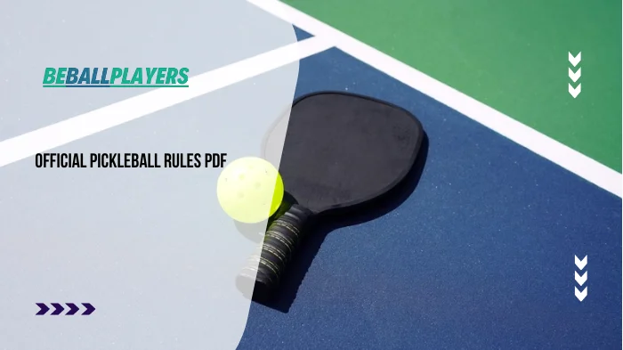 Official Pickleball Rules PDF
