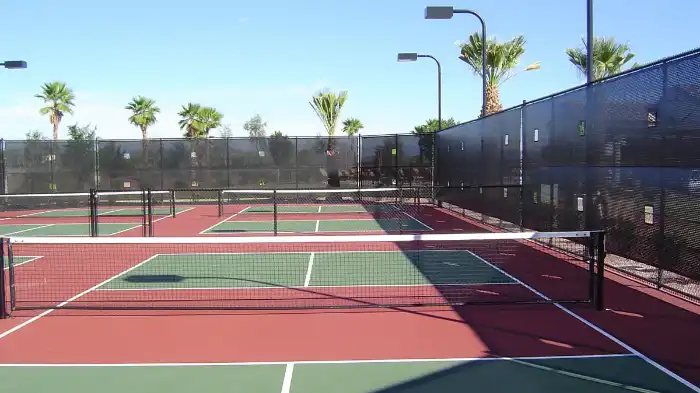 Installation Of Fencing And Lighting For Building Pickleball Courts